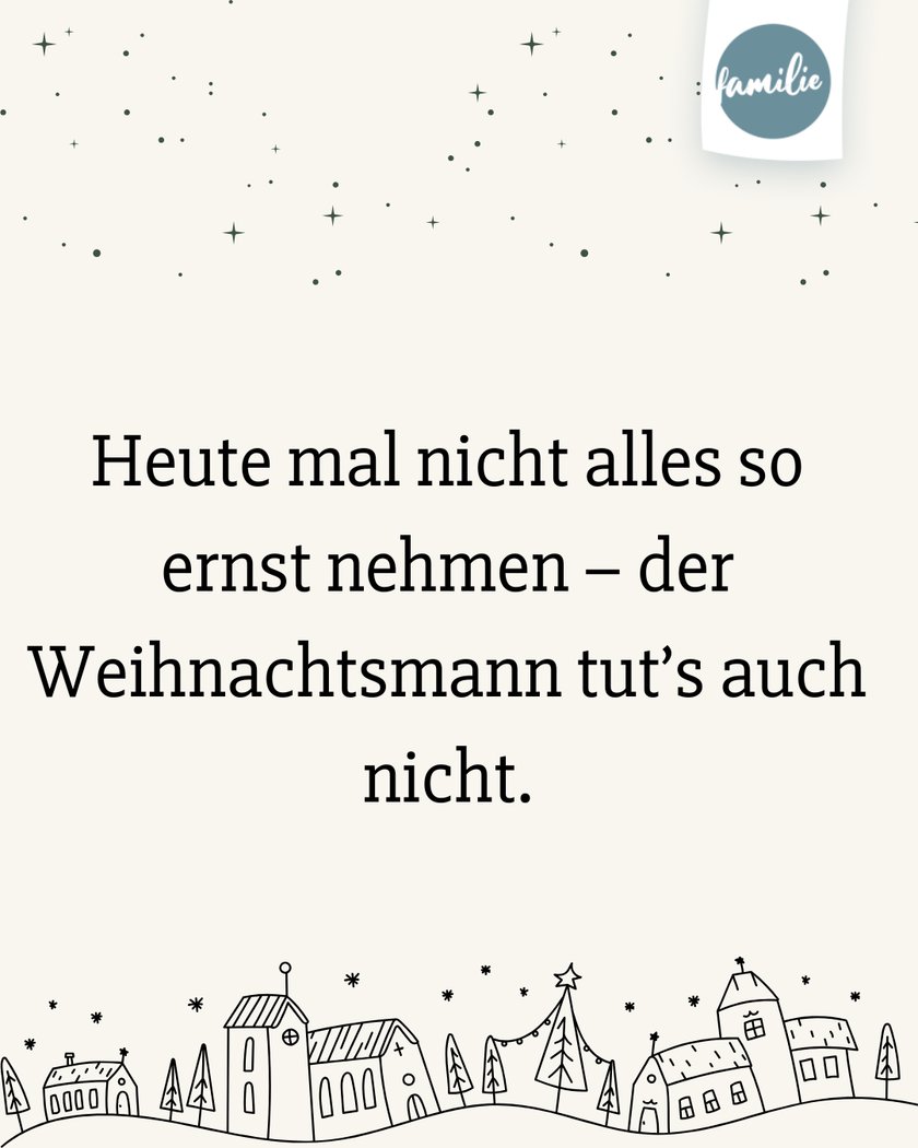 Adventskalender Sprüche  - Weihnachtsmann-Tipp