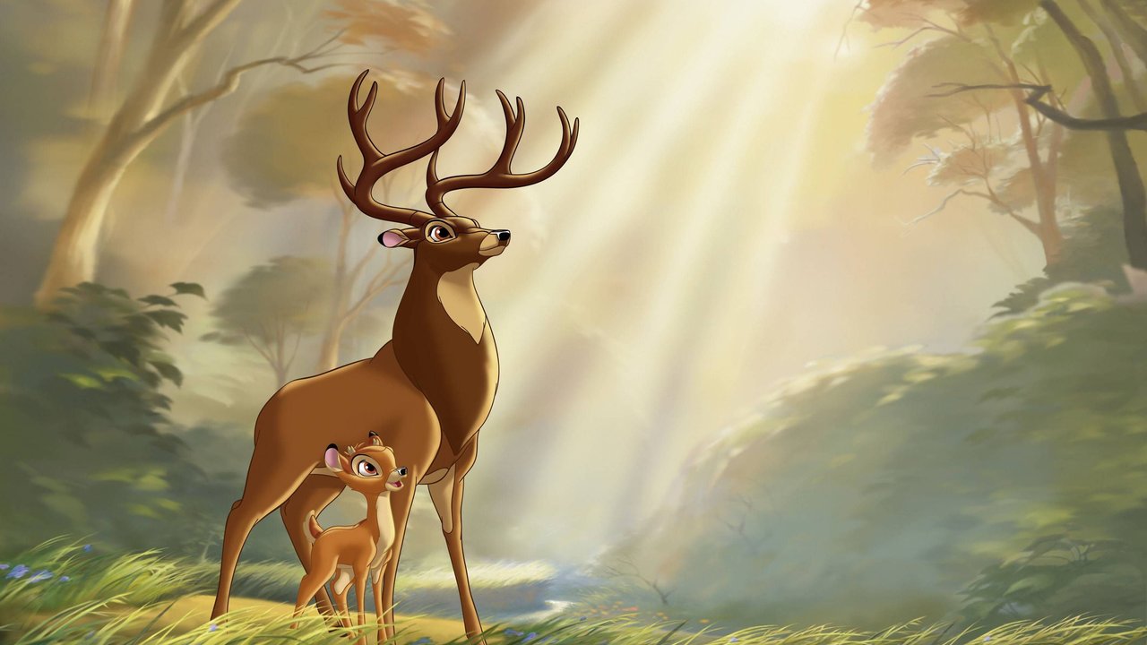 Warum hasst Disney Mütter: Bambi mit seinem Vater nach dem Tod seiner Mutter