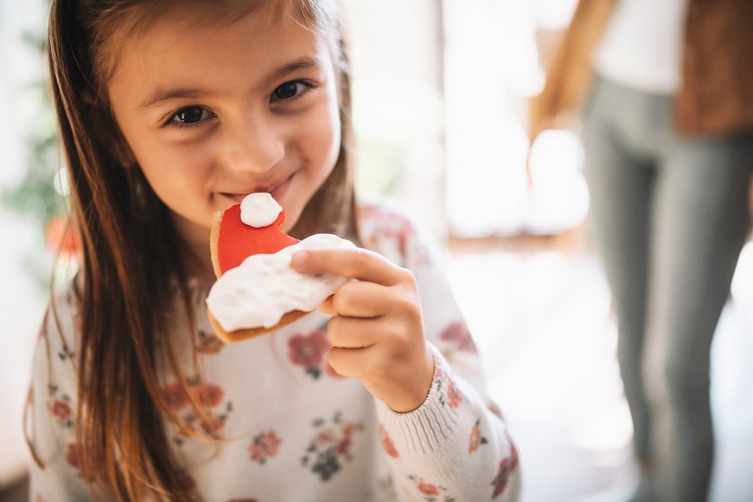 Kinder Streit Weihnachten: Süßigkeiten