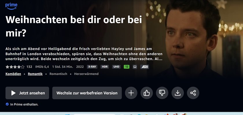 Amazon Prime Weihnachtsfilme: Weihnachten bei dir oder bei mir? 