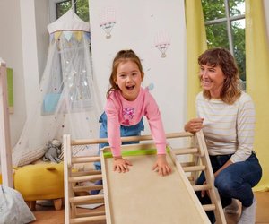 Lidl verkauft Montessori-Kletterdreieck mit oder ohne Rutsche günstig wie nie