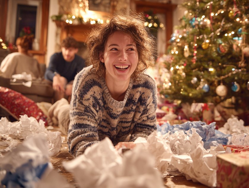 Geschenke verpacken soziale Schicht