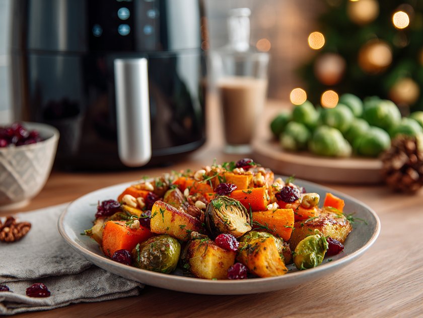 Vegetarische Weihnachtsrezepte Airfryer: Ofengemüse