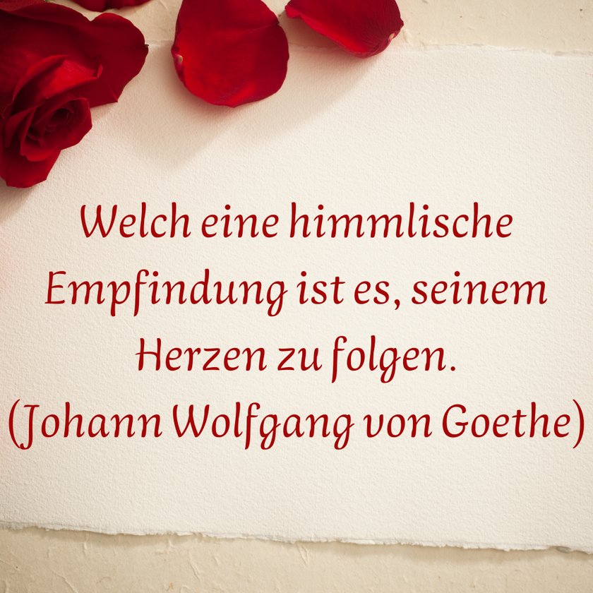Liebeszitate - Goethe