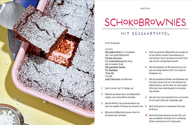 Kinderkochbuch: Ein Brownie-Rezept, das auch Kids backen können.