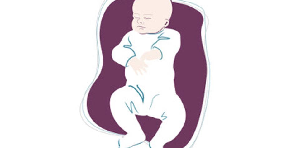 Das Baby direkt nach der Geburt Das Baby direkt nach der Geburt