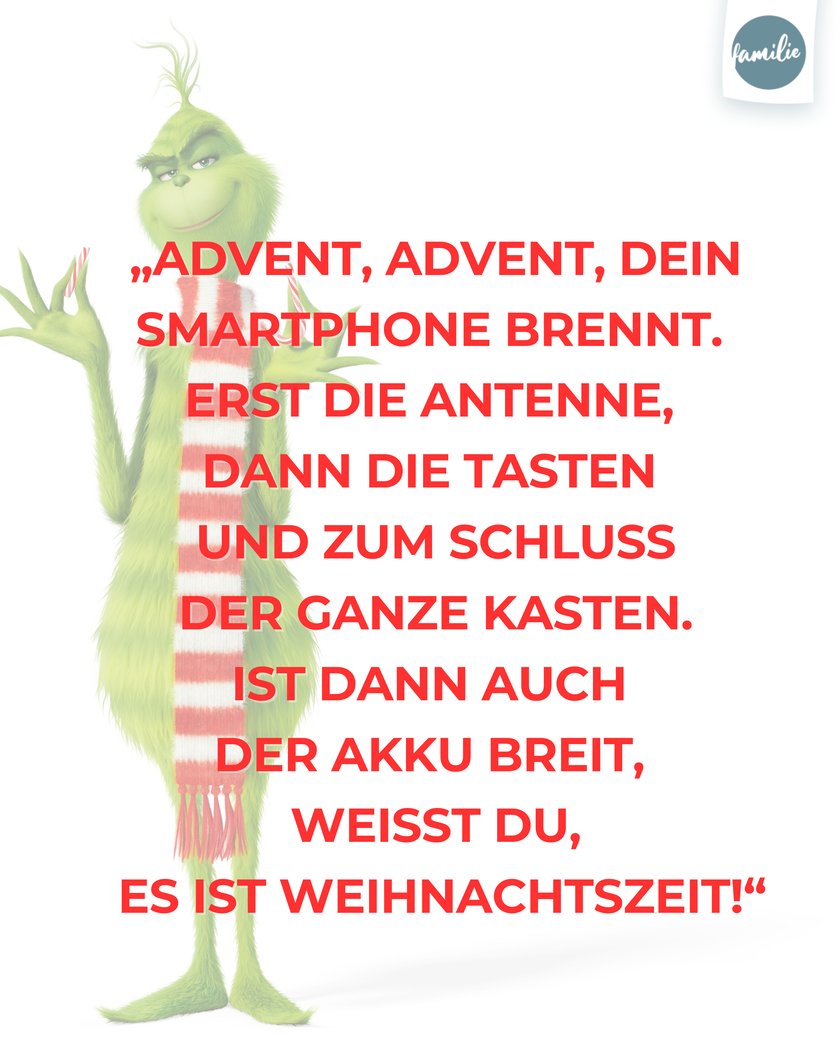 Böse Sprüche zu Weihnachten - Adventsgedicht