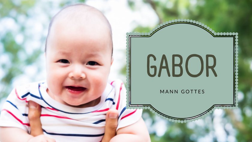 #9 Jungennamen mit G: Gabor
