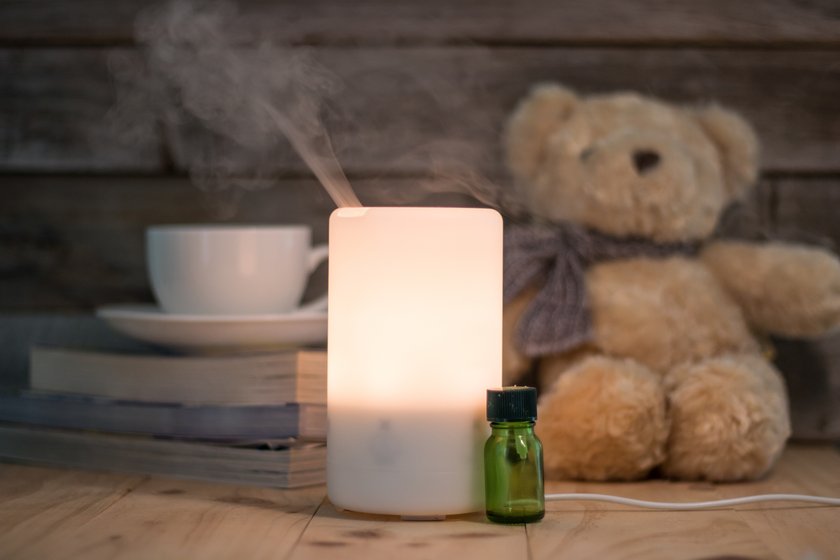 Humidifier steht im Kinderzimmer