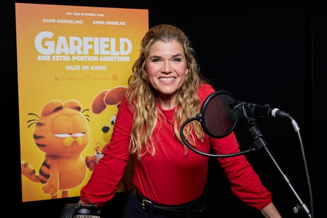 Anke Engelke im Garfield Interview