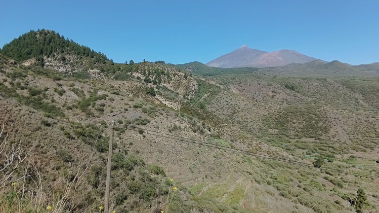 Blick auf den Teide Nationalpark mit seinen Vulkanen Blick auf den Teide Nationalpark mit seinen Vulkanen
