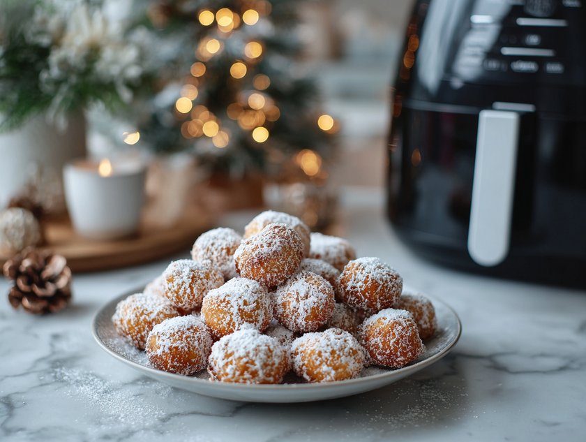 Weihnachtsmarkt-Feeling für zu Hause: 5 beliebte Leckereien blitzschnell aus dem Airfryer: Quarkbällchen