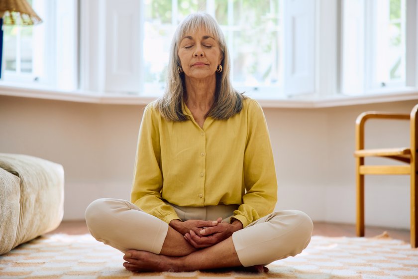 Boomer Frau mentale Hygiene