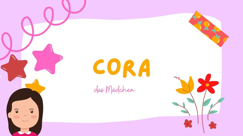 Die schönsten Mädchennamen, die auf A enden: Cora