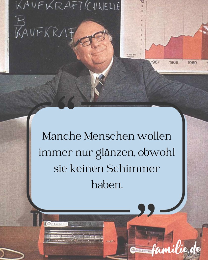 Heinz Ehrhardt Sprüche - keinen Schimmer Heinz Ehrhardt Sprüche - keinen Schimmer