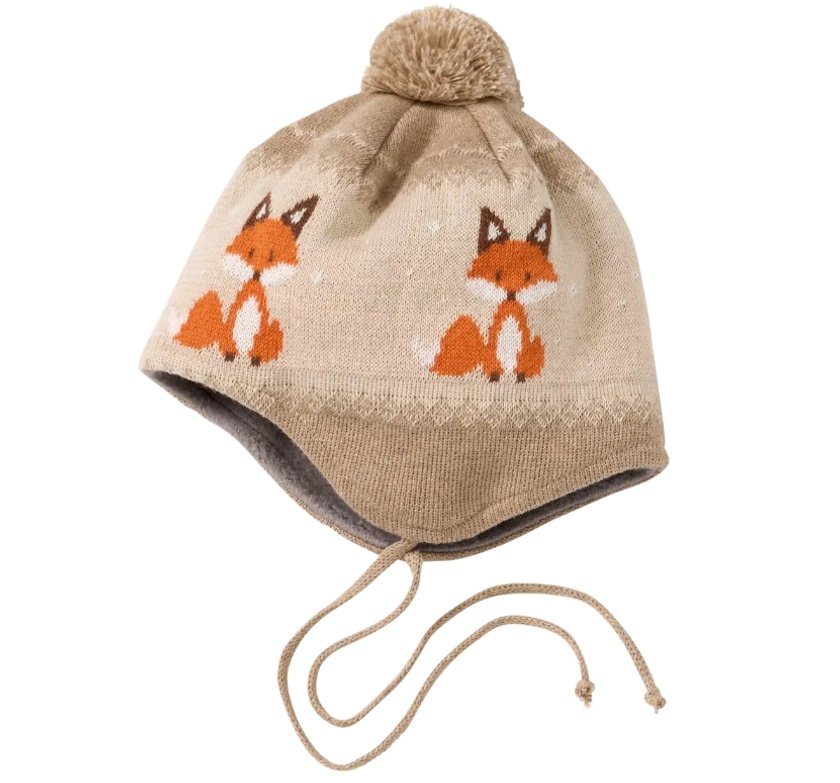 Diese Mütze ist dank des Fuchs-Musters richtig niedlich. Diese Mütze ist dank des Fuchs-Musters richtig niedlich.