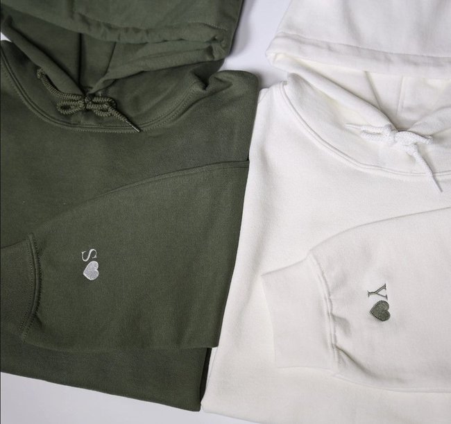 Baumwollhochzeit: Sweatshirt für Paare Baumwollhochzeit: Sweatshirt für Paare