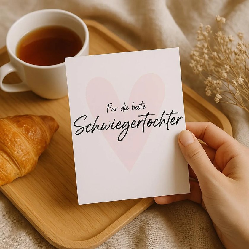 Schwiegertochter Geschenke: Karte Schwiegertochter Geschenke: Karte