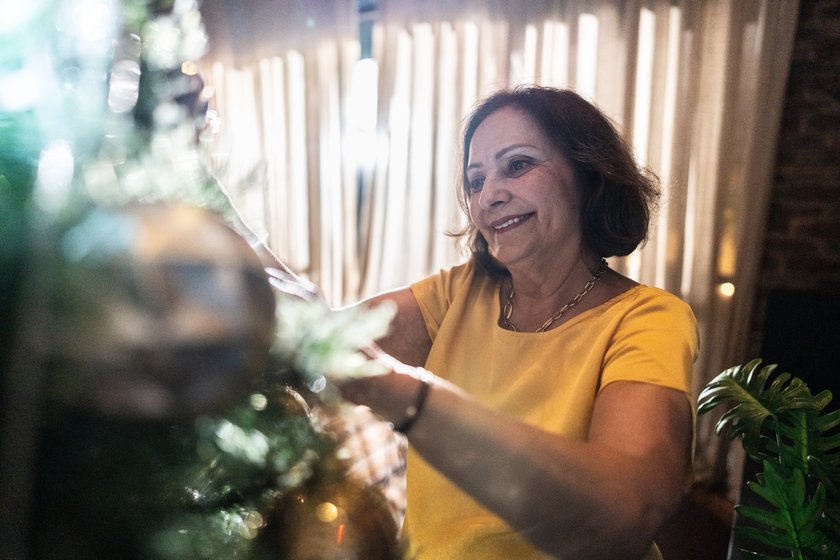 Weihnachtsbaum-Deko der Boomer