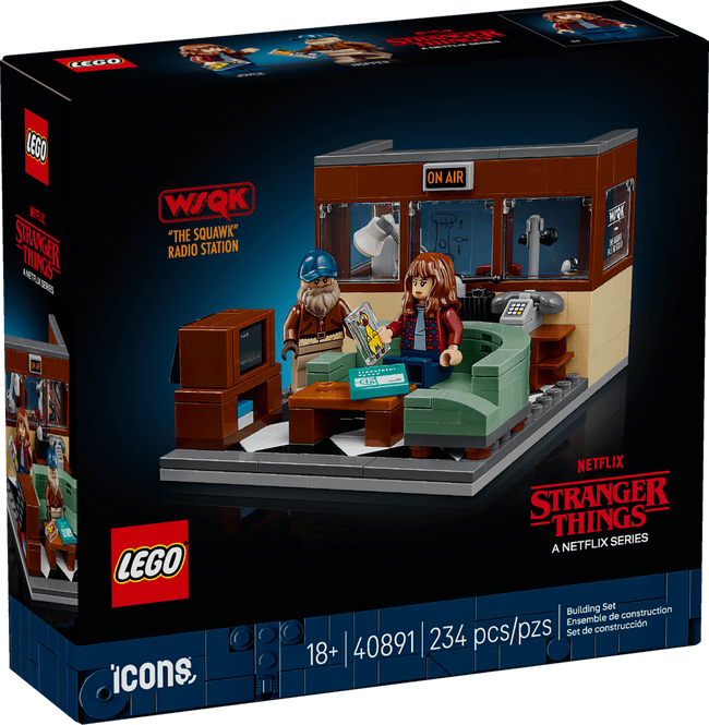 Die LEGO-Gratisbeigabe "Stranger Things: Die WSQK Radio Station" 40891