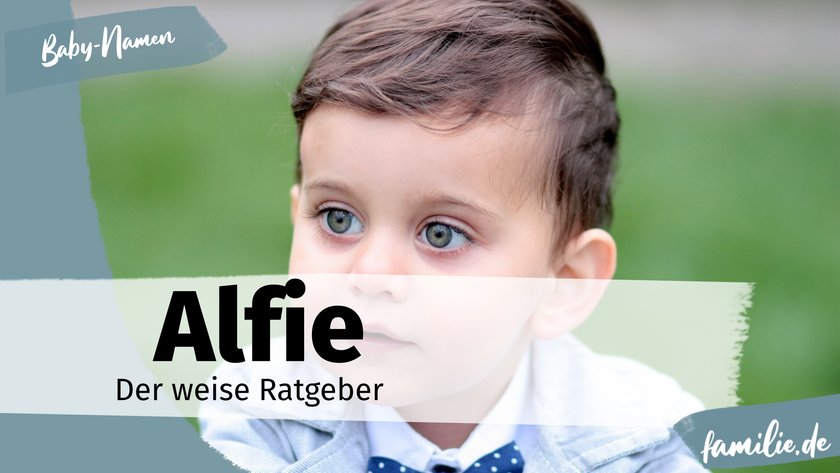 Jungennamen mit IE oder I am Ende - Alfie Jungennamen mit IE oder I am Ende - Alfie