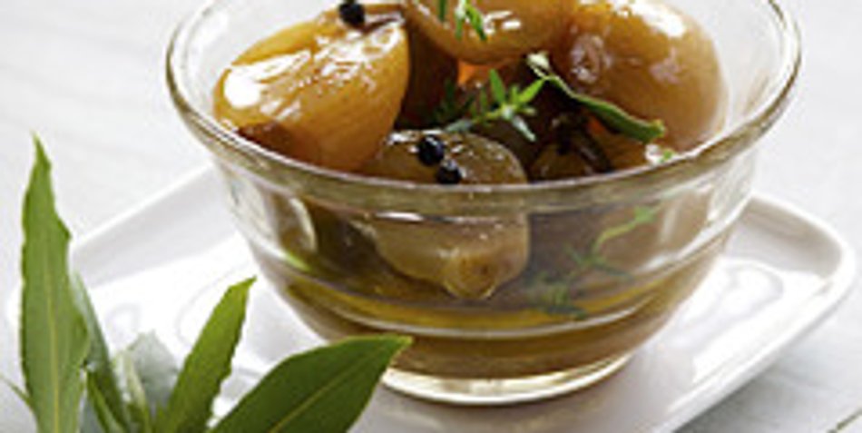 Schalotten mit Sherry Schalotten mit Sherry