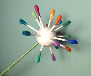 7 witzige DIY-Ideen mit Wattestäbchen für Bastelspaß mit der ganzen Familie