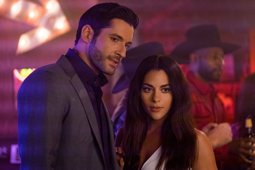Eine Szene aus der Netflix-Serie „Lucifer“.