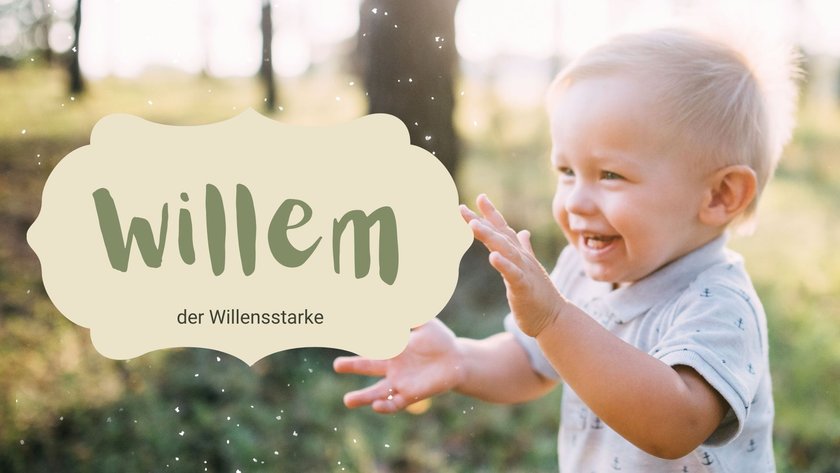 #11 Niederländische Jungennamen: Willem