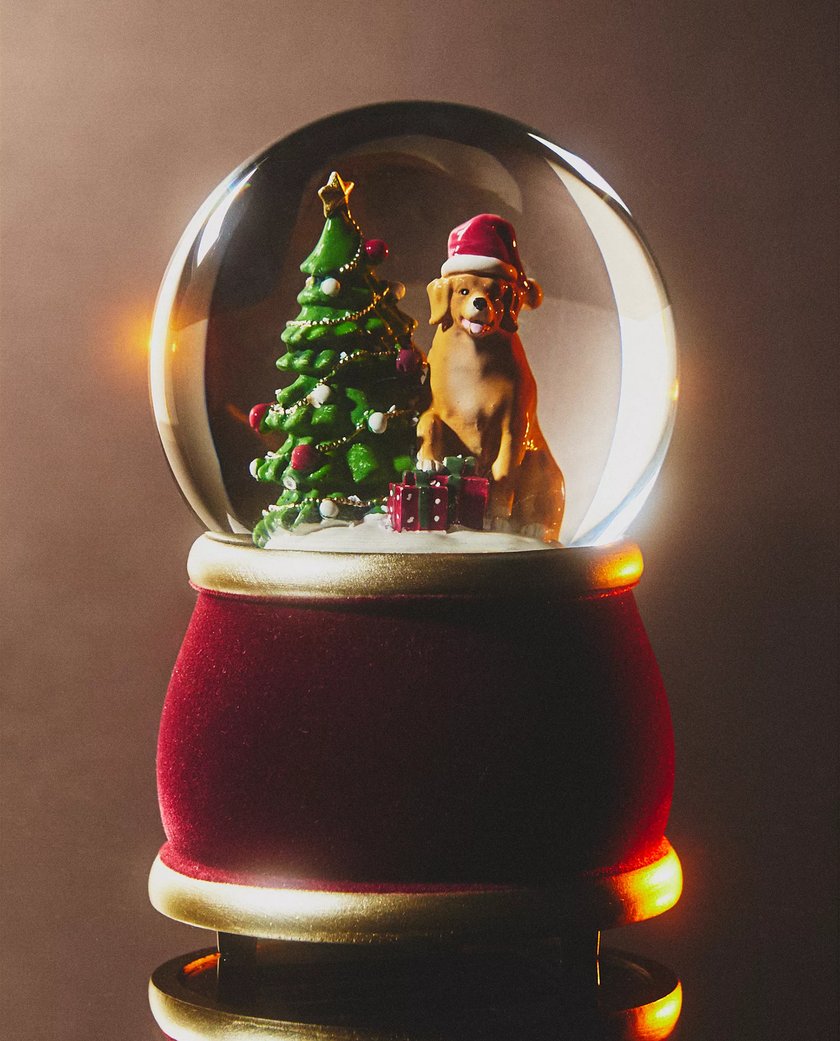 Zara Weihnachtsdeko: Schneekugel