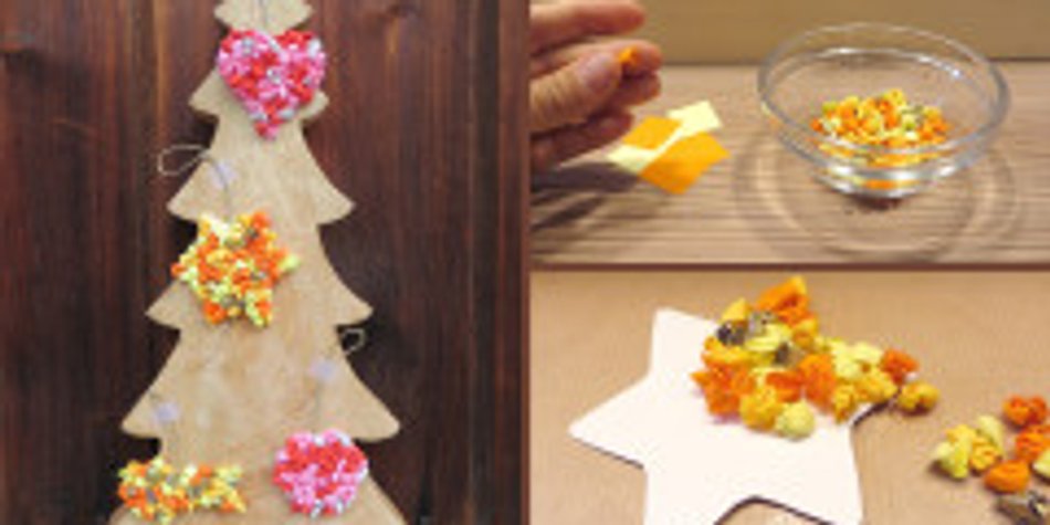 Christbaumschmuck mit kleinen Kindern basteln Christbaumschmuck mit kleinen Kindern basteln