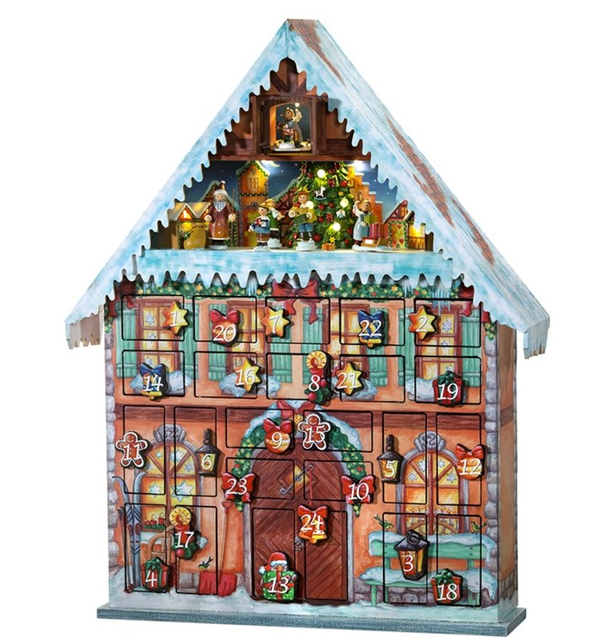 Käthe Wohlfahrt Deko: Adventskalender aus Holz