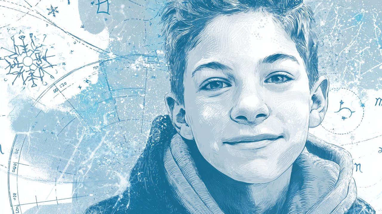 Im Dezember geborener Junge