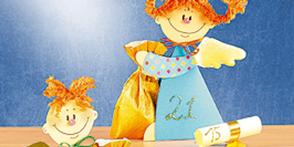 Adventskalender basteln aus Papier: Die Engelspost ist da Adventskalender basteln aus Papier: Die Engelspost ist da