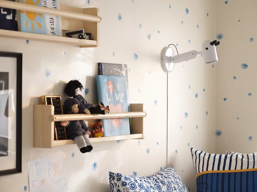 Montessori Kinderzimmer Ikea: Bücherregal