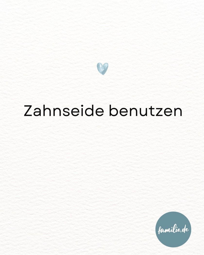 Zahnseide benutzen Zahnseide benutzen
