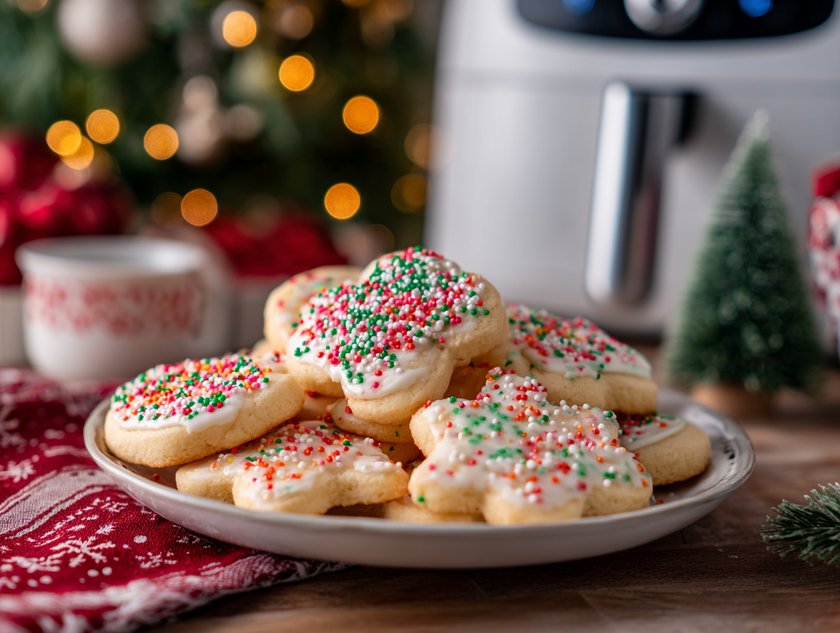 Plätzchenrezepte Airfryer: Butterplätzchen Plätzchenrezepte Airfryer: Butterplätzchen