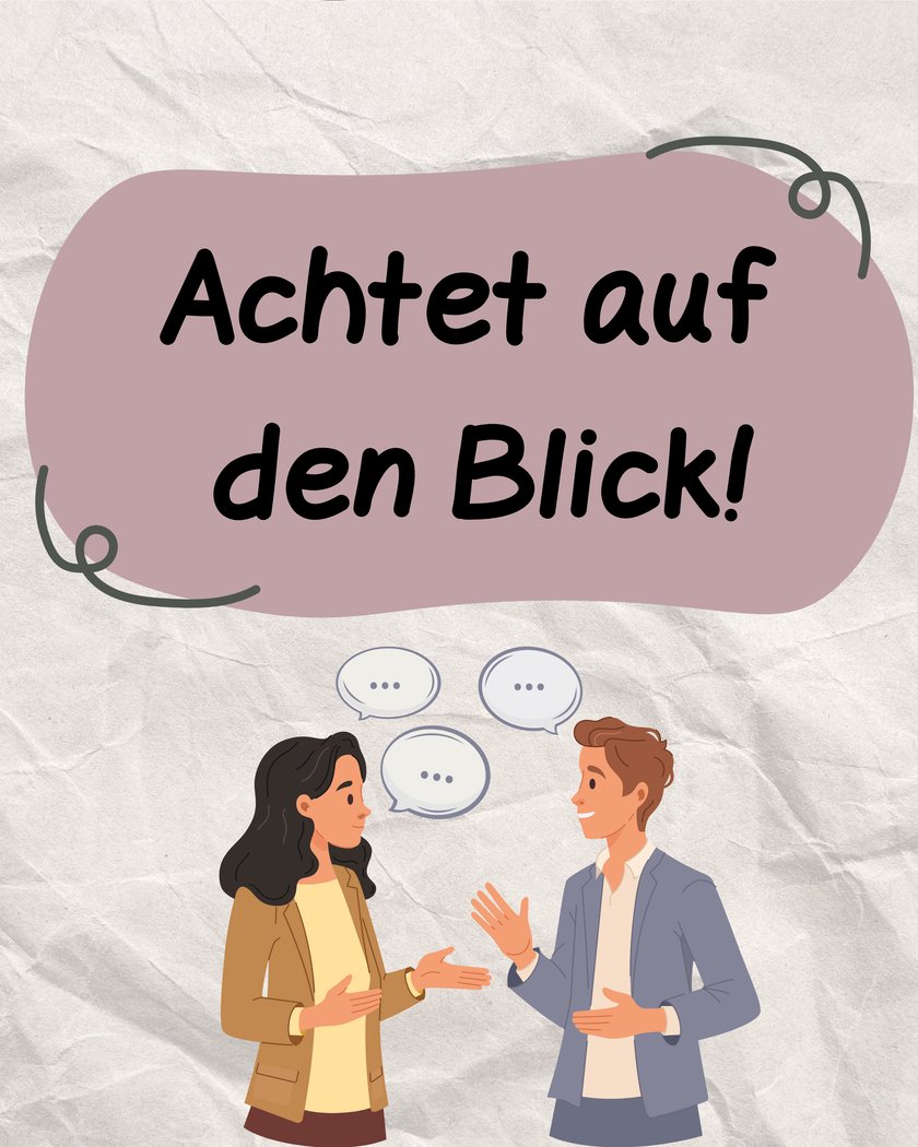 Körpersprache Abgewendeter Blick