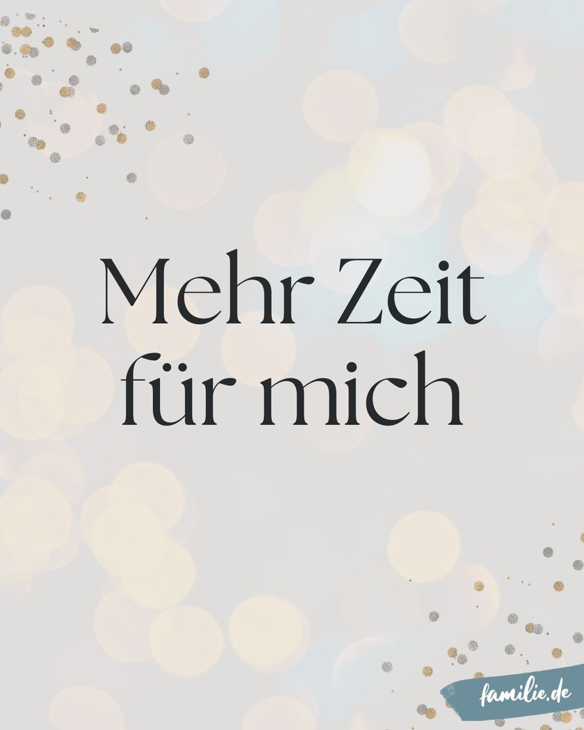 Mehr Zeit für mich