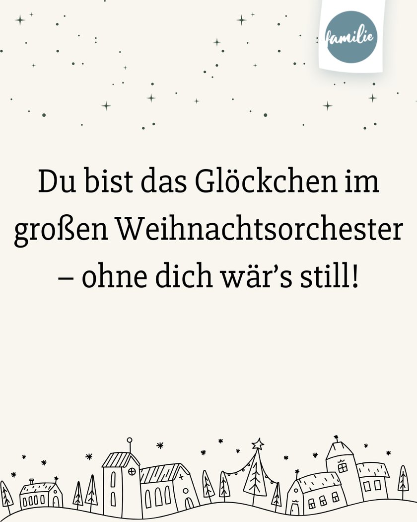 Adventskalender Sprüche  - Weihnachtsorchester