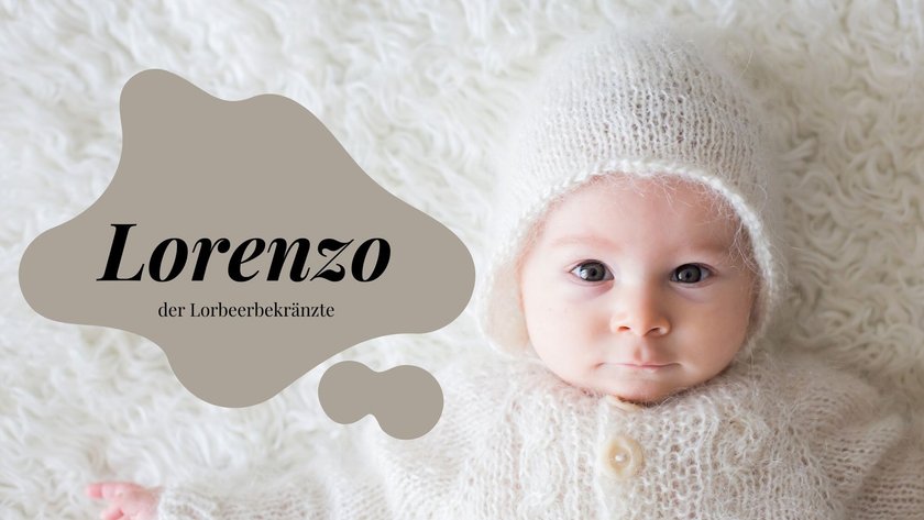 Diese 30 tollen Jungennamen enden auf O: Lorenzo