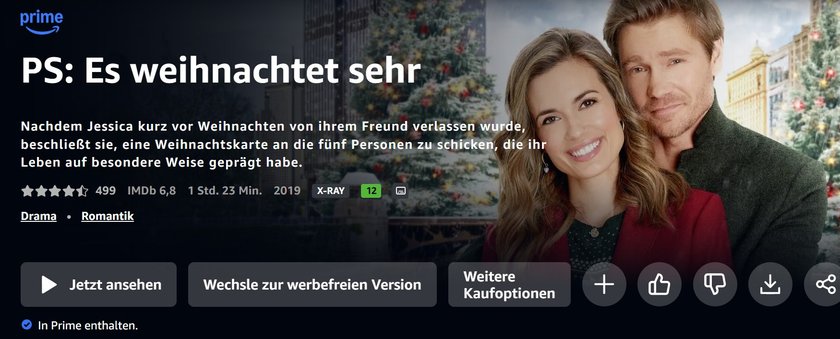 Amazon Prime Weihnachtsfilme: PS: Es weihnachtet sehr
