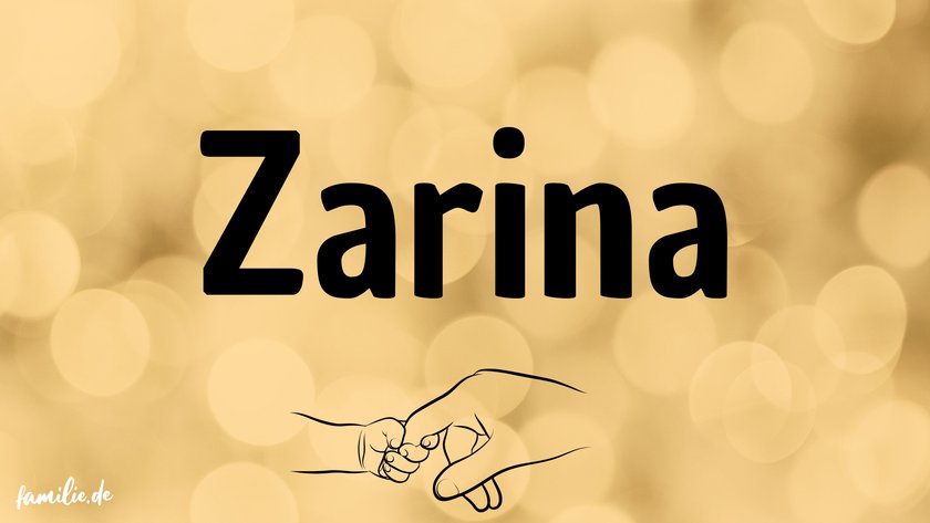 Vornamen Gold - Zarina