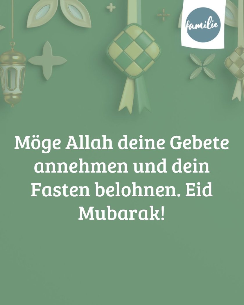 Eid Mubarak Wünsche