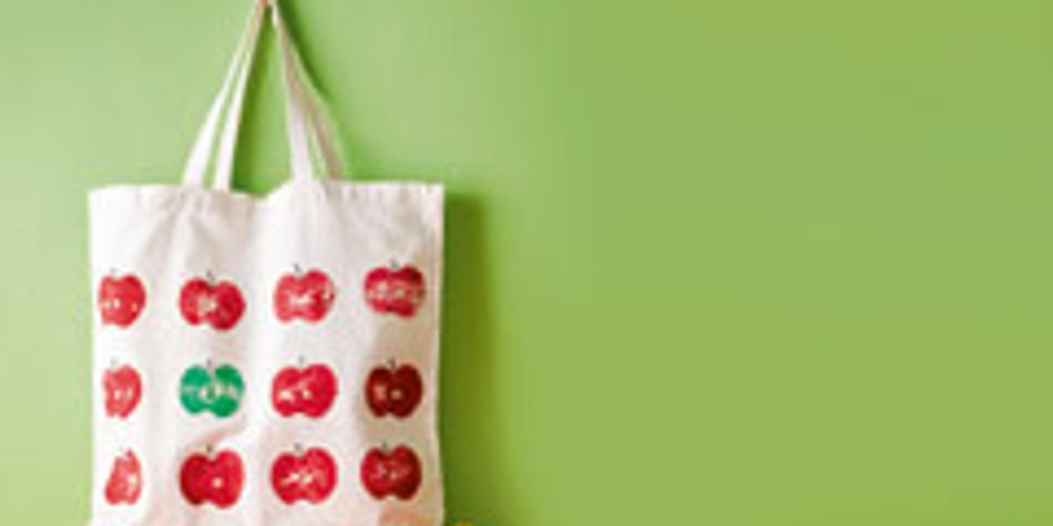 Apfeltasche: Tasche mit Äpfeln bedrucken Apfeltasche: Tasche mit Äpfeln bedrucken
