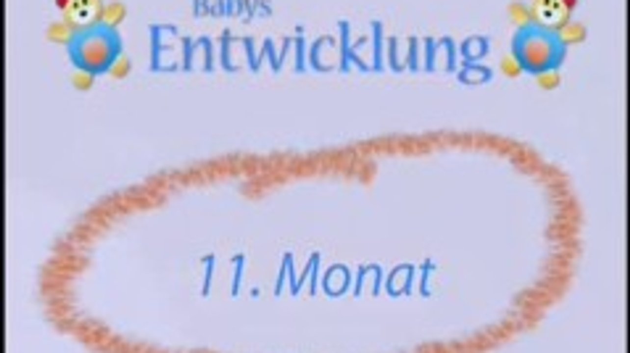 Wie entwickelt sich mein Baby im 11. Monat?