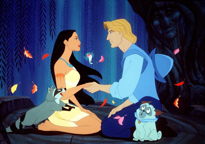 Pocahontas & John Smith im Disney-Film