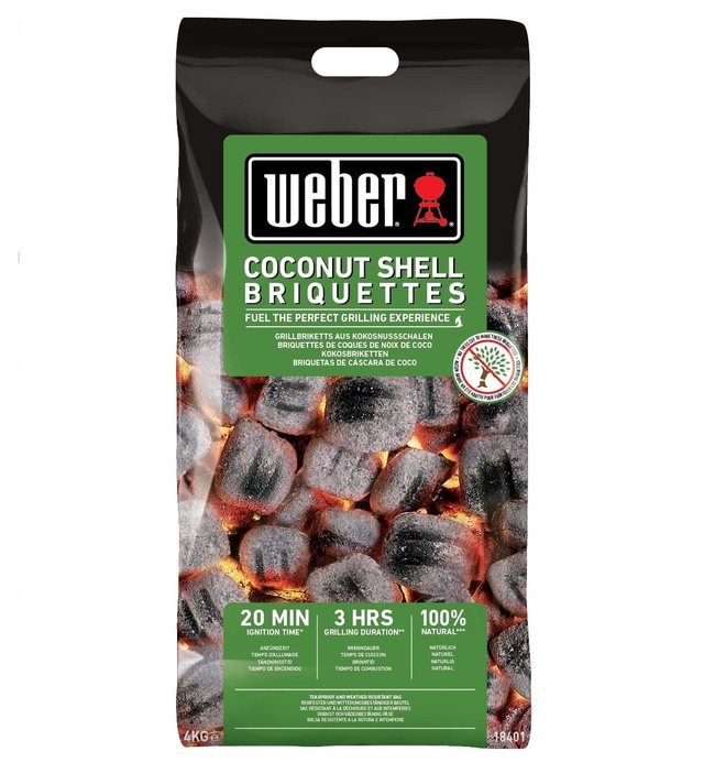 Grillkohle-Test - Weber Coconut Shell Briquettes