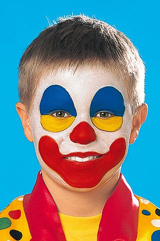 Clown schminken: Schritt 3