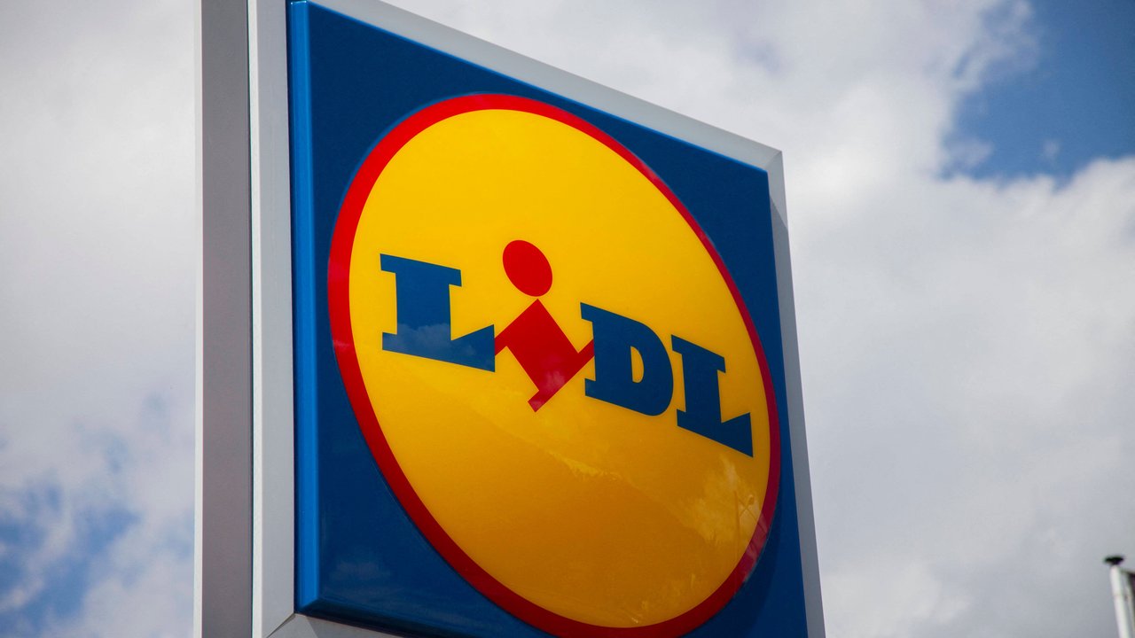 Das Lidl-Logo. Das Lidl-Logo.